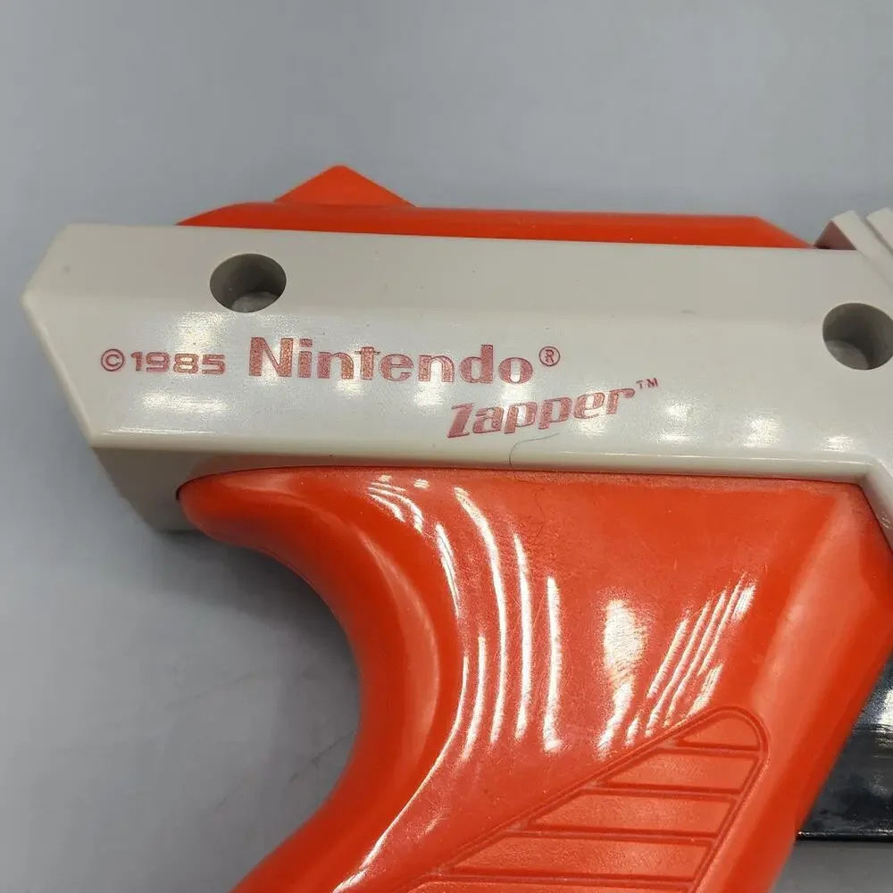 Nintendo NES Zapper Light Gun Controller NES-005 Fire Orange